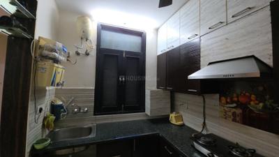 Kitchen Image of 1350 Sq.ft 3 BHK Builder Floor for rent in Pitampura New Delhi for Rs. 66000