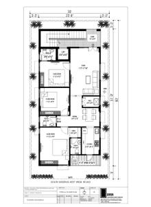 Floor Plan Image of 1430 Sq.ft 3 BHK Apartment / Flat for sale in Sujatha Nagar Visakhapatnam for Rs. 5900000