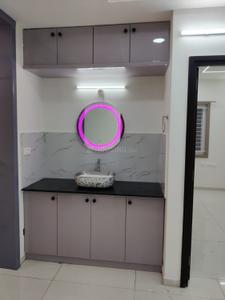 Kitchen Image of 1304 Sq.ft 3 BHK Apartment / Flat for rent in Aparna Zenon, Puppalaguda Hyderabad for Rs. 60000