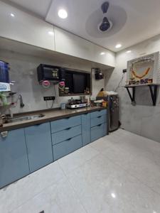 Kitchen Image of 400 Sq.ft 1 RK Apartment / Flat for rent in Shri Sudama, Kalwa Thane for Rs. 13000