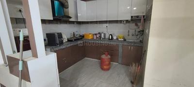 Kitchen Image of 1450 Sq.ft 2 BHK Builder Floor for rent in Jankipuram Lucknow for Rs. 16000