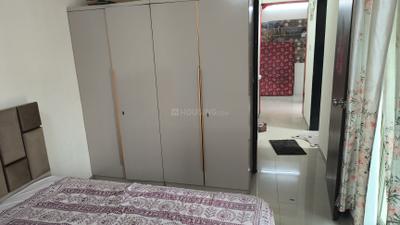 Bedroom Image of 695 Sq.ft 1 BHK Apartment / Flat for rent in Gajra Bhoomi Gardenia, Kalamboli Navi Mumbai for Rs. 20000