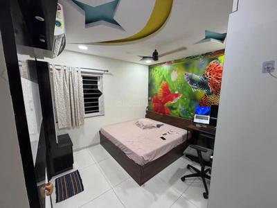 Bedroom Image of 1678 Sq.ft 3 BHK Apartment / Flat for rent in Rajapushpa Regalia, Kokapet Hyderabad for Rs. 55000