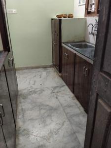 Kitchen Image of 550 Sq.ft 1 BHK Builder Floor for rent in Financial District Hyderabad for Rs. 21000