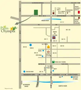 Image of 1444 Sq.ft 3.5 BHK Apartment / Flat for sale in Palm Olympia Phase 3, Noida Extension, Greater Noida for Rs. 20000000