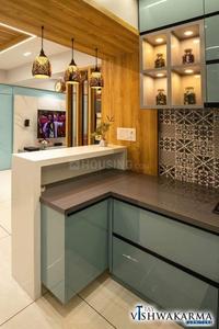 Kitchen Image of 1500 Sq.ft 2 BHK Independent House for rent in Arjun Pearl, Ghatlodiya Ahmedabad for Rs. 17000