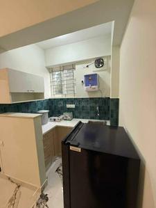 Kitchen Image of 670 Sq.ft 1 BHK Apartment / Flat for rent in Indus Signature, Indira Nagar Bengaluru for Rs. 15000
