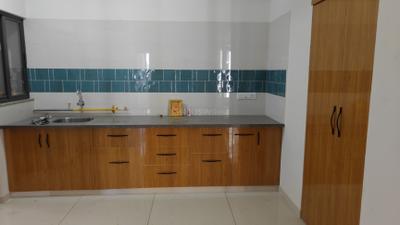 Kitchen Image of 1400 Sq.ft 3 BHK Apartment / Flat for rent in Vishwanath Maher Select, Shela Ahmedabad for Rs. 25500