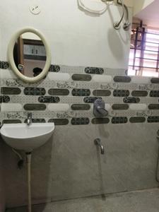 Bedroom One Image of 600 Sq.ft 1.5 BHK Builder Floor for rent in Hebbal Bengaluru for Rs. 15000