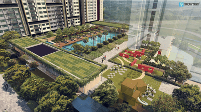 Image of 890 Sq.ft 2 BHK Apartment / Flat for sale in Kalpataru Parkcity, Thane West, Thane for Rs. 16600000