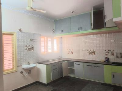 Kitchen Image of 1550 Sq.ft 3 BHK Apartment / Flat for rent in Poornaprajna Housing Society, Kodipur Bengaluru for Rs. 28500