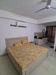 Bedroom Image of 536 Sq.ft 1 RK Studio for rent in Eternal Manhattan Riviera, Sitapura Jaipur for Rs. 15000
