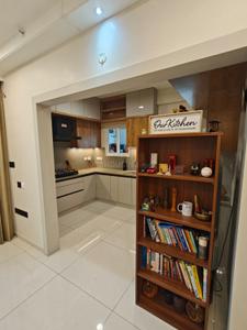 Kitchen Image of 1715 Sq.ft 3 BHK Apartment / Flat for rent in Rajapushpa Provincia, Narsingi Hyderabad for Rs. 82000