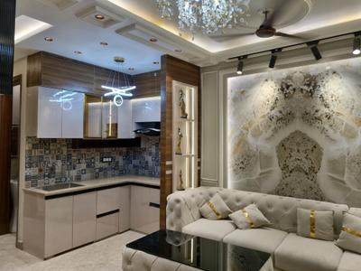 Living Room Image of 810 Sq.ft 3 BHK Apartment / Flat for sale in Dwarka Mor New Delhi for Rs. 5000000