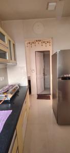 Kitchen Image of 650 Sq.ft 1 BHK Apartment / Flat for rent in Puranik City Phase 3, Thane West Thane for Rs. 26999