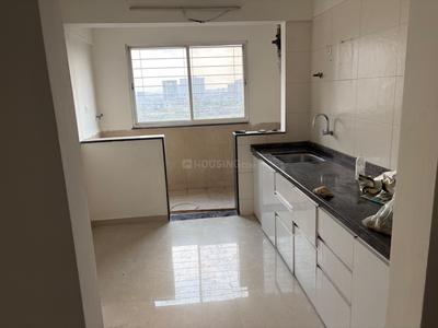 Kitchen Image of 1120 Sq.ft 2 BHK Apartment / Flat for rent in Bagad Natures Pride Phase I, Makhmalabad Nashik for Rs. 23500