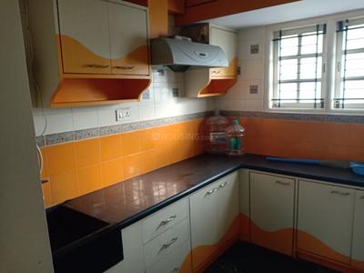 Kitchen Image of 1000 Sq.ft 1 BHK Builder Floor for rent in New Tippasandra Bengaluru for Rs. 25000
