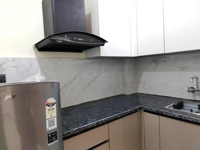 Kitchen Image of 480 Sq.ft 1 RK Builder Floor for rent in South City Floors 1, Sector 41 Gurgaon for Rs. 30000