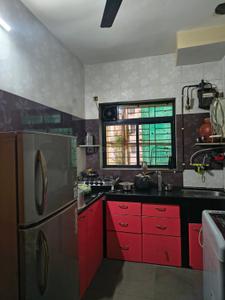 Kitchen Image of 550 Sq.ft 1 BHK Apartment / Flat for rent in Thane West Thane for Rs. 30000