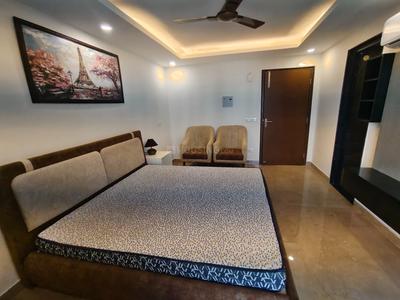 Bedroom Image of 900 Sq.ft 1 RK Apartment / Flat for rent in Sector 52 Gurgaon for Rs. 25000