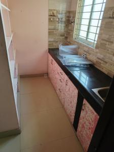 Kitchen Image of 550 Sq.ft 1 BHK Builder Floor for rent in Gachibowli Hyderabad for Rs. 22000