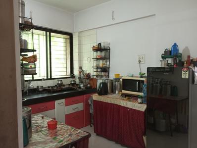 Kitchen Image of 357 Sq.ft 1 BHK Apartment / Flat for rent in Dreams Aakruti, Hadapsar Pune for Rs. 16500