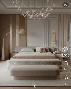 Bedroom Image of 5478 Sq.ft 4 BHK Builder Floor for sale in Shanti Niketan New Delhi for Rs. 240000000