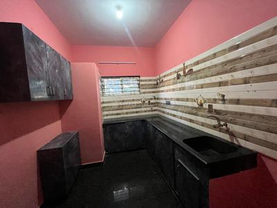 Kitchen Image of 1200 Sq.ft 2 BHK Builder Floor for rent in Hemmigepura Bengaluru for Rs. 25000