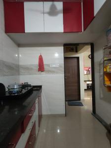 Kitchen Image of 680 Sq.ft 1 BHK Apartment / Flat for sale in Sanghvi Valley, Kalwa Thane for Rs. 8200000