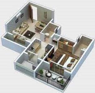 Image of 1040 Sq.ft 2 BHK Apartment / Flat for sale in Nisarg Greens, Ambernath East, Ambernath for Rs. 4650000