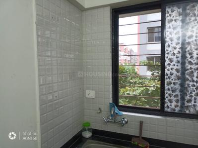 Kitchen Image of 700 Sq.ft 1 BHK Apartment / Flat for rent in Nandini Shree Apartment, Rahatani Pune for Rs. 19000