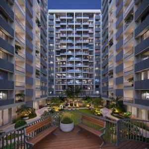 Image of 891 Sq.ft 2 BHK Apartment / Flat for sale in The Amber, Jagatpur, Ahmedabad for Rs. 6156000