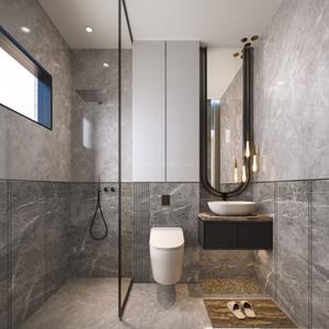 Bathroom Image of 1550 Sq.ft 3 BHK Apartment / Flat for sale in The Vibe Live The High Life, Gazipur Zirakpur for Rs. 13321000