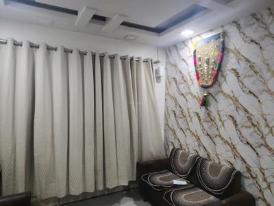 Living Room Image of 530 Sq.ft 1 BHK Apartment / Flat for rent in Kasarvadavali Thane for Rs. 17999