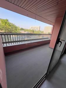 Balcony Image of 2408 Sq.ft 4 BHK Apartment / Flat for rent in Gopinath Skywalk Arena, Vaishno Devi Circle Ahmedabad for Rs. 45000