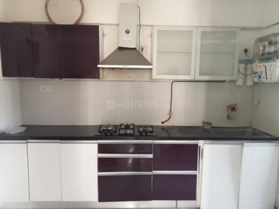 Kitchen Image of 750 Sq.ft 1 BHK Apartment / Flat for rent in Long Island, Charholi Budruk Pune for Rs. 19000