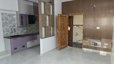 Living Room Image of 700 Sq.ft 1 BHK Apartment / Flat for rent in New Tippasandra Bengaluru for Rs. 37000