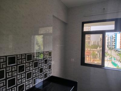 Kitchen Image of 950 Sq.ft 1 BHK Apartment / Flat for rent in Purushottam Plaza, Kasarvadavali Thane for Rs. 22999