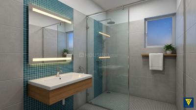 Bathroom Image of 900 Sq.ft 2 BHK Apartment / Flat for sale in Fortune Heights, Barasat Kolkata for Rs. 4500000