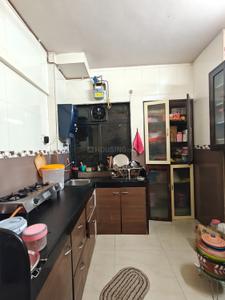 Kitchen Image of 600 Sq.ft 1 BHK Apartment / Flat for rent in Welfare Krushnai, Kalwa Thane for Rs. 23000