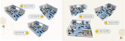 Floor Plan Image of 1094 Sq.ft 2 BHK Apartment / Flat for sale in Phulnakhara Cuttack for Rs. 6070000