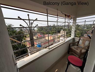 Balcony Image of 900 Sq.ft 3 BHK Apartment / Flat for sale in Khardaha Kolkata for Rs. 2700000