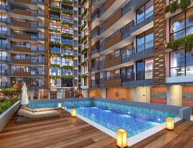 Image of 1330 Sq.ft 2 BHK Apartment / Flat for sale in One Millennium, Panvel, Navi Mumbai for Rs. 15300000