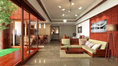 Living Room Image of 2324 Sq.ft 3 BHK Apartment / Flat for sale in Total Environment In That Quiet Earth Phase 1, Bileshivale Bengaluru for Rs. 24900000