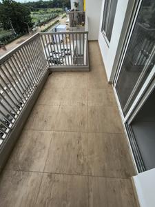 Balcony Image of 1150 Sq.ft 3 BHK Apartment / Flat for rent in Chhani Vadodara for Rs. 22000