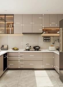 Kitchen Image of 2100 Sq.ft 3 BHK Apartment / Flat for rent in Man Royal Platinum, Vijay Nagar Indore for Rs. 23000