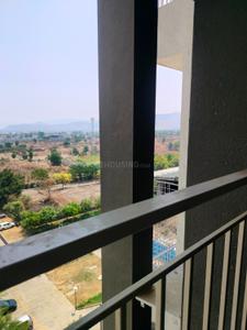 Balcony Image of 800 Sq.ft 2 BHK Apartment / Flat for rent in Godrej Greens, Pisoli Pune for Rs. 17000