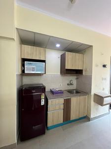 Kitchen Image of 410 Sq.ft 1 BHK Apartment / Flat for rent in Supertech Ecociti, Sector 137 Noida for Rs. 21000