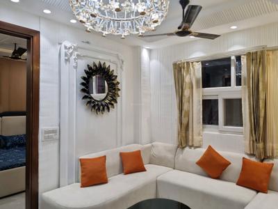Living Room Image of 600 Sq.ft 2 BHK Apartment / Flat for sale in Dwarka Mor New Delhi for Rs. 4800000