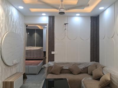 Living Room Image of 600 Sq.ft 2 BHK Builder Floor for rent in Dwarka Mor New Delhi for Rs. 20000